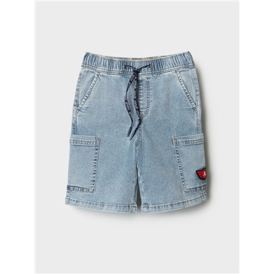 Шорты текстильные джинсовые для мальчиков