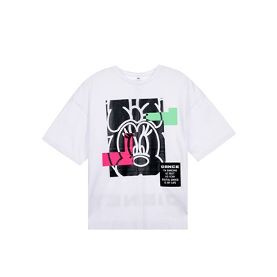 Фуфайка трикотажная для девочек (футболка)