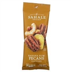 Sahale Snacks, Глазированная смесь, банан, ром, пекан, 9 пакетиков, 42,5 г (1,5 унции) каждый