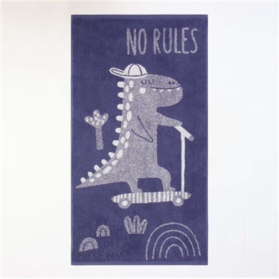 Полотенце махровое «Этель» No rules, 70×130 см, хлопок 100%