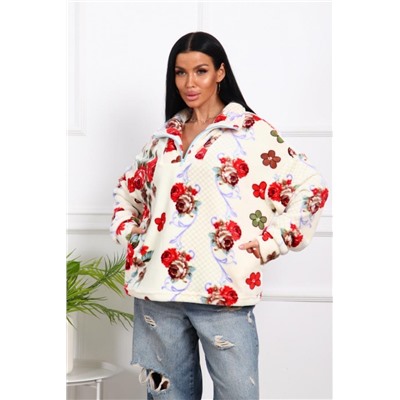 1075 Толстовка женская (Экрю)