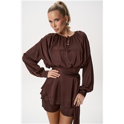 Платье Муза (шоколадный)