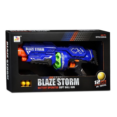 Бластер "Blaze Storm" с мягкими пулями, в коробке