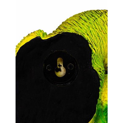 Садовая фигура из полистоуна «Попугай волнистый на ветке», подвесная, 7×12×29 см