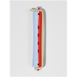 Бигуди «Коклюшки», d=1 см, 9 см, 12 шт., цвет красный/голубой