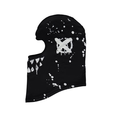 Маска-балаклава Black and White, размер универсальный, чёрная