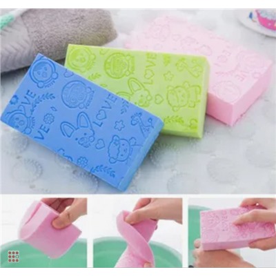 Мочалка для тела детская, "Пилинг Эффект", мочалка для душа, мочалка-губка