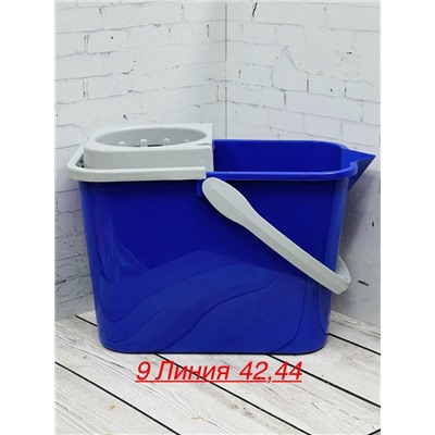 Ведро 10 л с отжимом для мытья пола #23045131