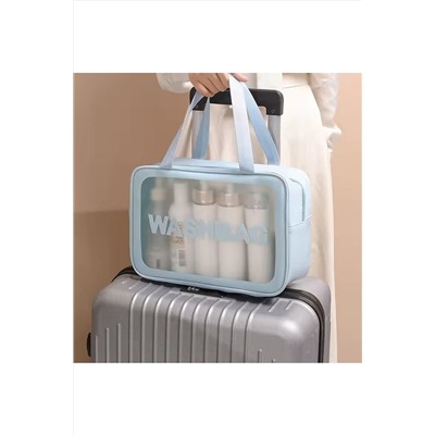 Kristaller Косметичка Washbag rectangular big, голубой KRISTALLER, 1124973