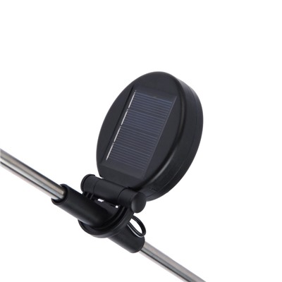 Садовый светильник «Морской ёж», уличный, на солнечной батарее, 70 см, 1 LED, свечение тёплое белое