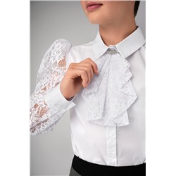 Нарядная блузка для девочки с длинным рукавом Happyfox