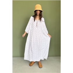 Платье женское  MOON085/03/Белый, розовый