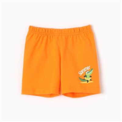Шорты для мальчика, цвет оранжевый, рост 80 см