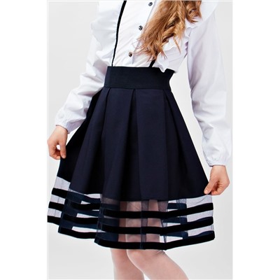 Юбка для девочки с бархатной отделкой SP0109 НАТАЛИ, 907911