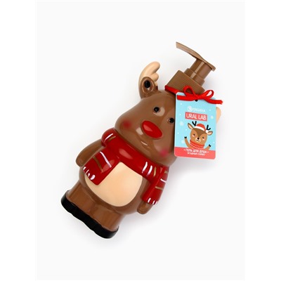 Гель для душа в формовом флаконе, 300 мл, ягодный сорбет, Ural Lab