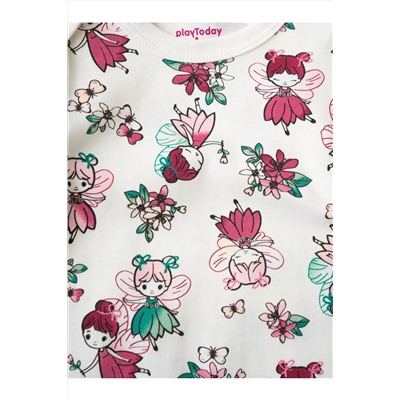 Боди детское трикотажное для девочек, 3 шт в комплекте PLAYTODAY, 1240124