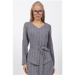 Юбка Студио (полоска/серый)