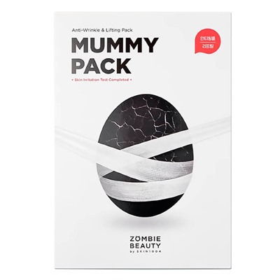 SKIN1004 Антивозрастная лифтинг-маска с чёрным трюфелем Zombie Beauty Mummy Pack&Activator Kit