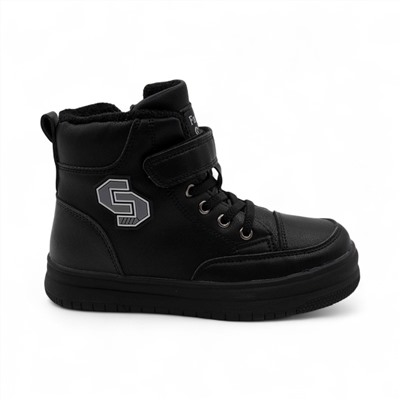 Ботинки демисезонные X810-1 черные