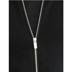 Джемпер тонкой вязки из хлопка на молни