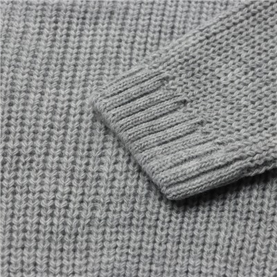 Джемпер детский KAFTAN, размер 30 (98-104 см), светло-серый