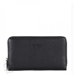 Клатч мужской кожаный 990H black Heanbag