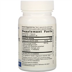 Dr. Whitaker, Clinical Grade, Citrus Bergamot, 500 mg, 30 Capsules