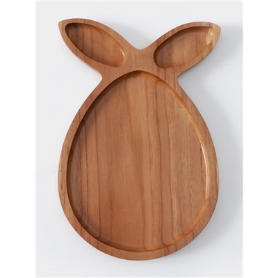 Блюдо «Ушки», 19×2×28 см, тиковое дерево