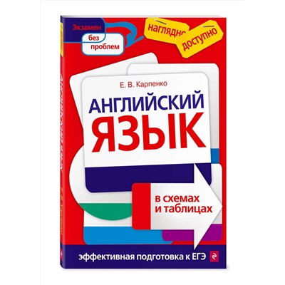Эксмо Карпенко Е.В. "Английский язык в схемах и таблицах"