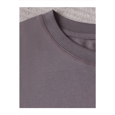 Базовый лонгслив из премиального хлопка с эластаном VILATTE, 1228142