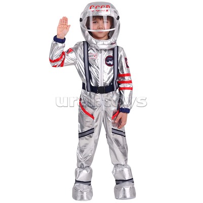 Костюм "Космонавт" (комбинезон, шлем, ремень, пмочи, сапоги) размер 134-68