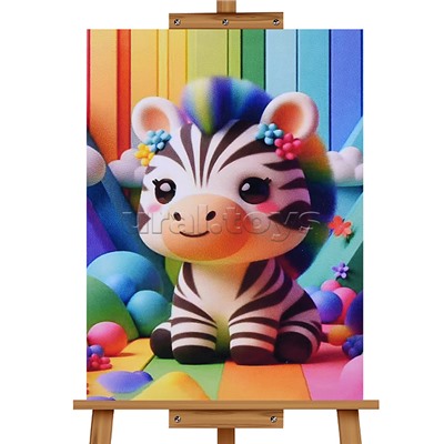 Мозаика алмазная "Жеребёнок" 20*30см.