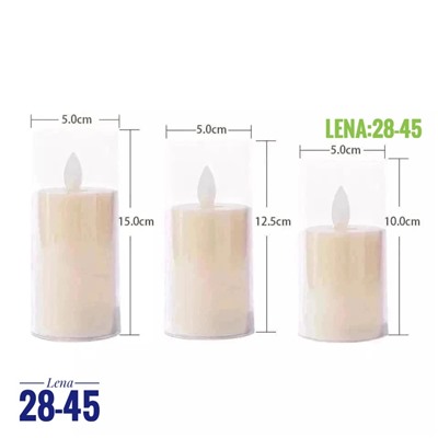 Светодиодные беспламенные мерцающие свечи