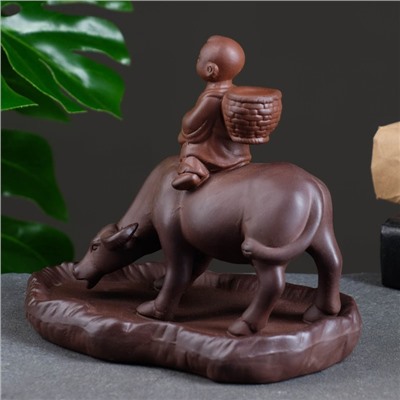 Подставка для благовоний "Крестьянин на буйволе" 16×10×14 см
