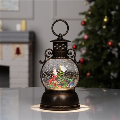 Фигура светодиодная «Сказочные гномы», 20×10.5 см, музыка, батарейки ААх3 (не в комплекте), USB, свечение тёплое белое