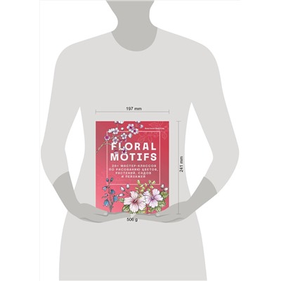 Эксмо Анастасия Залингер "Floral motifs. 20+ мастер-классов по рисованию цветов, растений, садов и пейзажей"