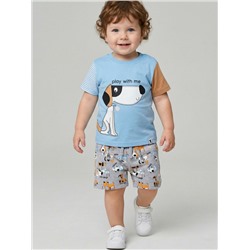 Шорты детские трикотажные для мальчиков, 2 шт в комплекте