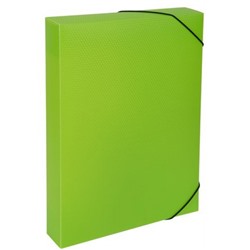 Папка-короб пластиковый  50 мм А4 PRISMA NEON на резинке 700мкр эффект 3D лайм ЕС240441021 Expert Complete
