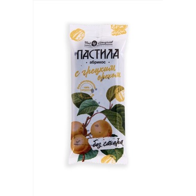 Пастила Абрикосовая с грецким орехом 50г ЭКОПРОДУКТЫ, 1185159