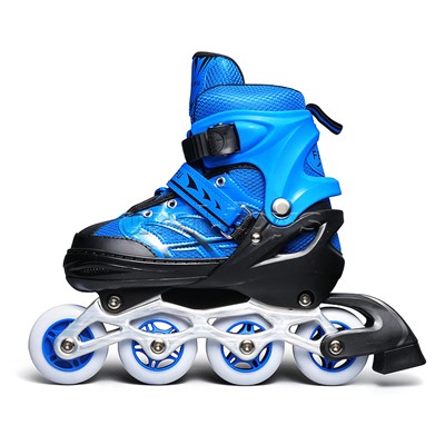 Ролики детские, размер M (цвет синий)