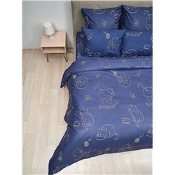 Пододеяльник бязь на молнии - Котики