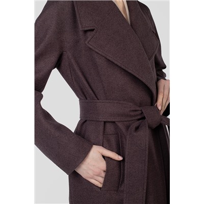 01-11688 Пальто женское демисезонное (пояс)