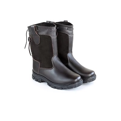 Сапоги мужские Барс, коричневые, на литой подошве