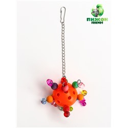 Игрушка для птиц «Большая забава», 23 см, цвет МИКС