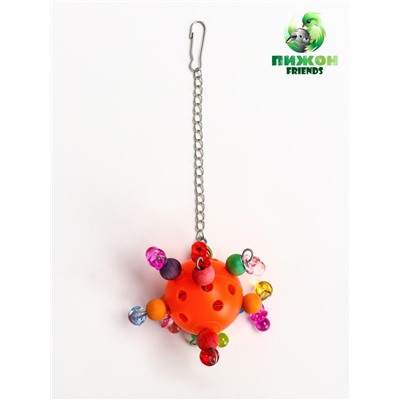 Игрушка для птиц «Большая забава», 23 см, цвет МИКС