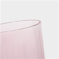 Стаканы Magistro «Иллюзия», 450 мл, 9.5×11.5 см, набор 6 шт., стекло, розовые