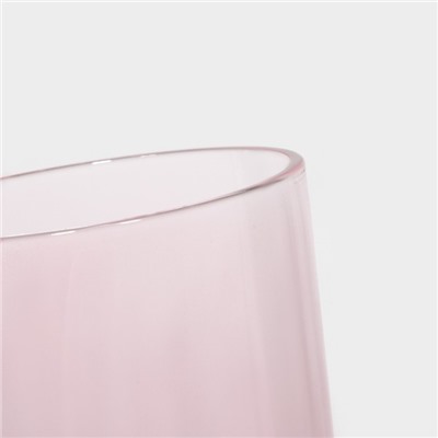 Стаканы Magistro «Иллюзия», 450 мл, 9.5×11.5 см, набор 6 шт., стекло, розовые