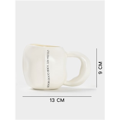 Кружка «Тепло в руках», 350 мл, керамика, белая