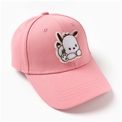 Кепка «Бейсболка» для девочки, цвет розовый, размер 52 -54