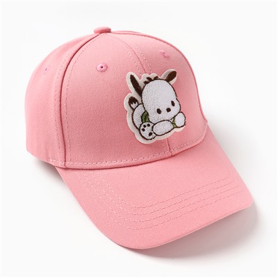 Кепка «Бейсболка» для девочки, цвет розовый, размер 52 -54